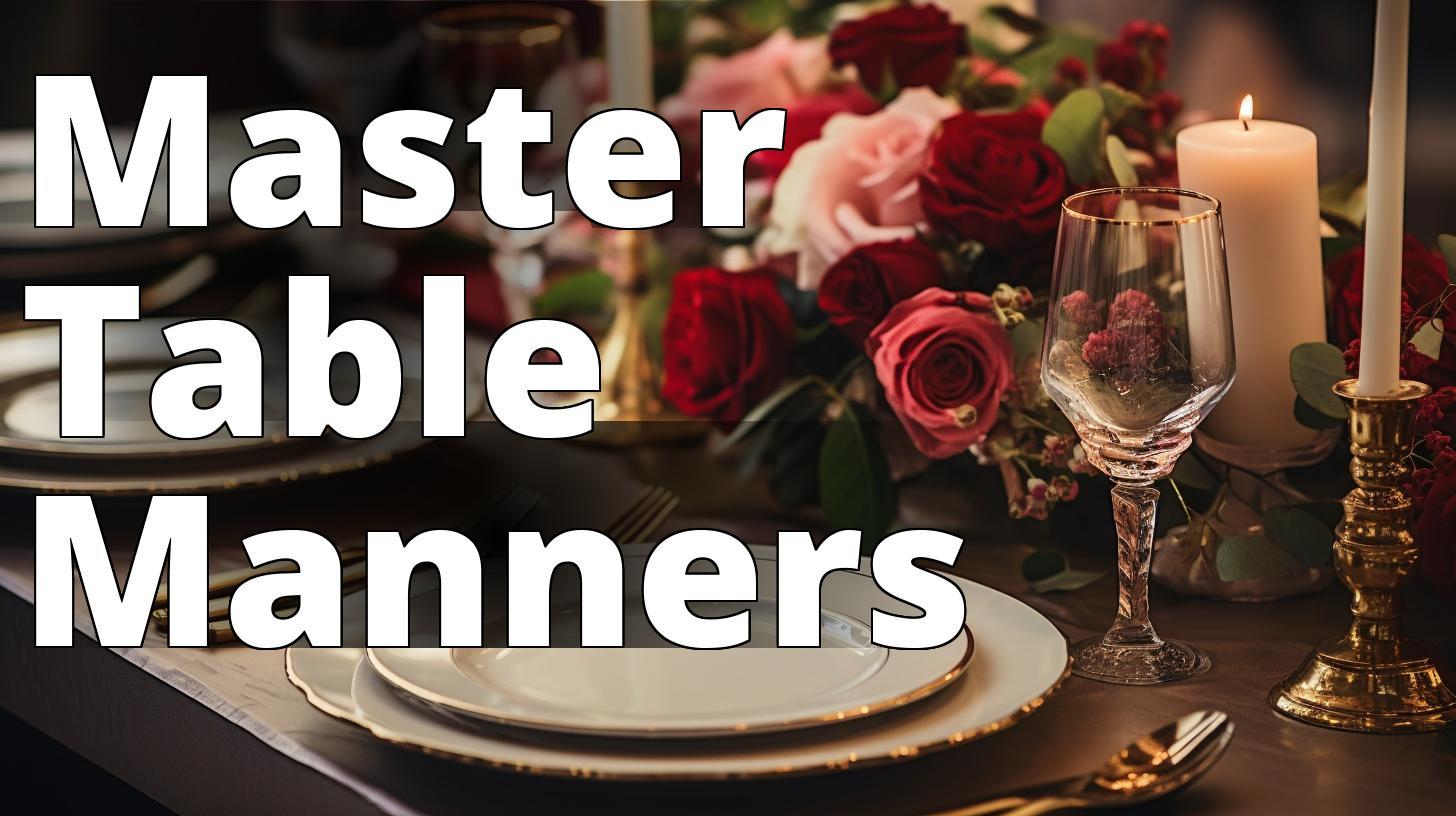 The featured image for this article could be a well-set table with proper table settings