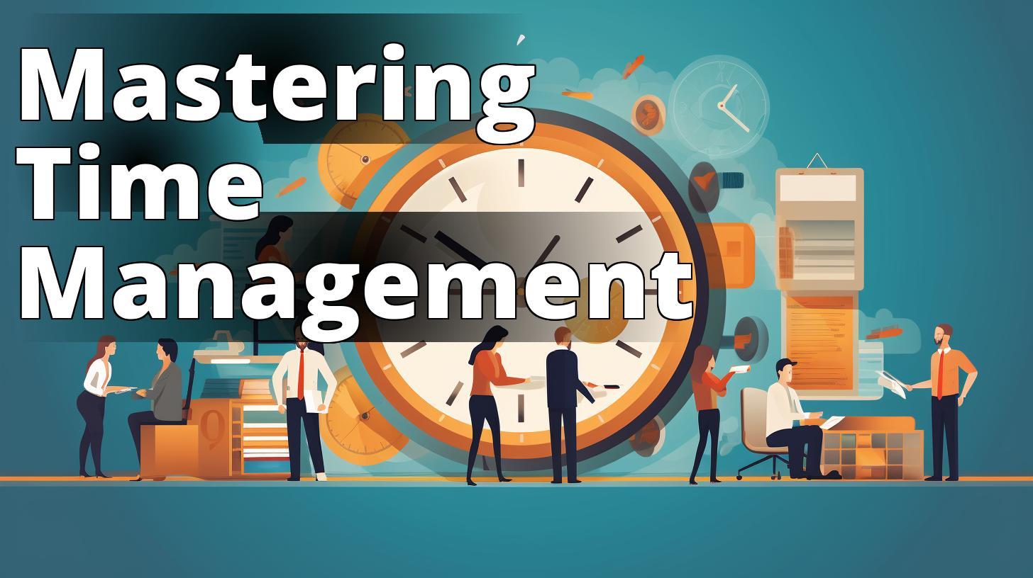 The featured image for this article should contain a visual representation of time management